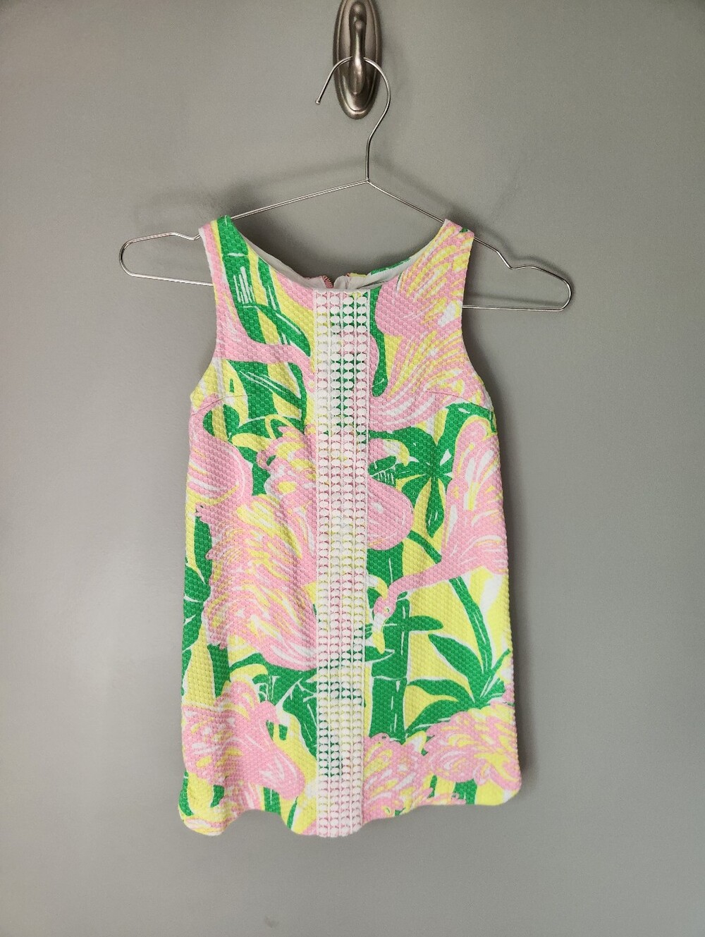 Lilly Pulitzer For Target Girls Shift Dress Flamingo Size Small 6/6x